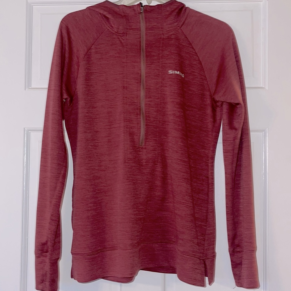 Simms lightweight bug and water resistant half zip pullover